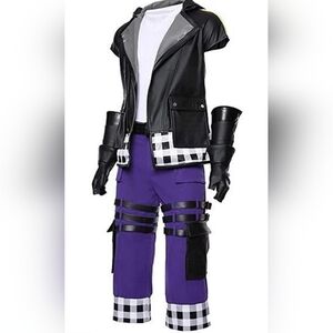 Kingdom Hearts 3 Riku Cosplay - 16 Pc - Medium - Halloween Costume Never Worn